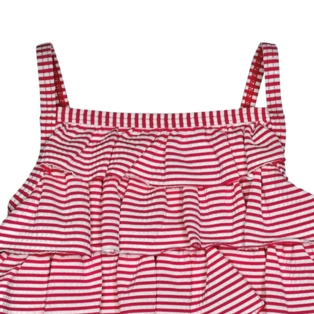 Baby Boden Seersucker Ruffle‎ Swimsuit